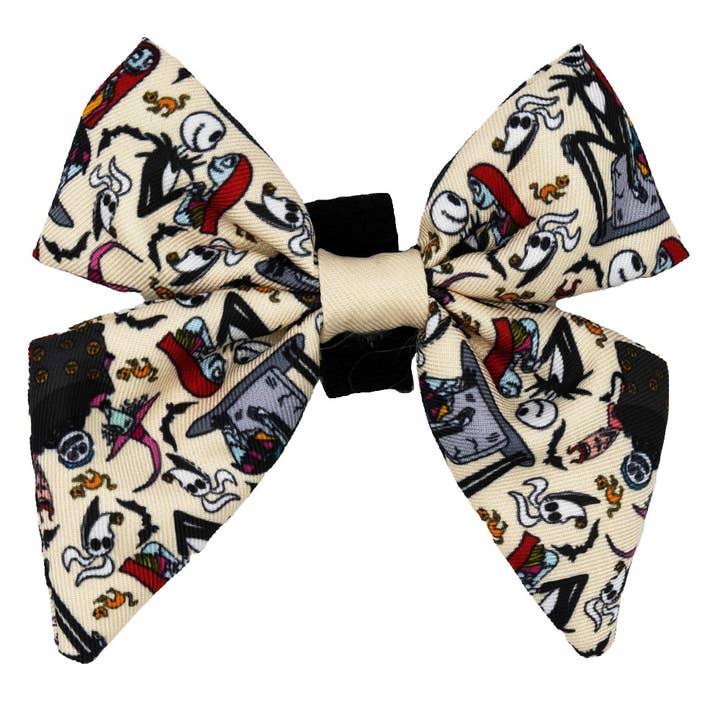 SASSY WOOF - Wholesale Pet Bow Tie - Dog - Dog Sailor Bow - The Nightmare Before Christmas™ (Beige)