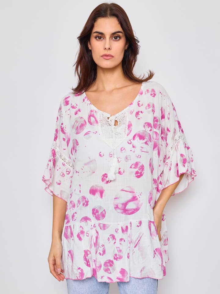 cfashion - Venta al por mayor Túnica - Mujer - Túnica estampada tallas grandes2