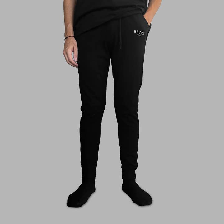 Pantalones deportivos negros de cachemir para venta al por mayor de Blvck Paris