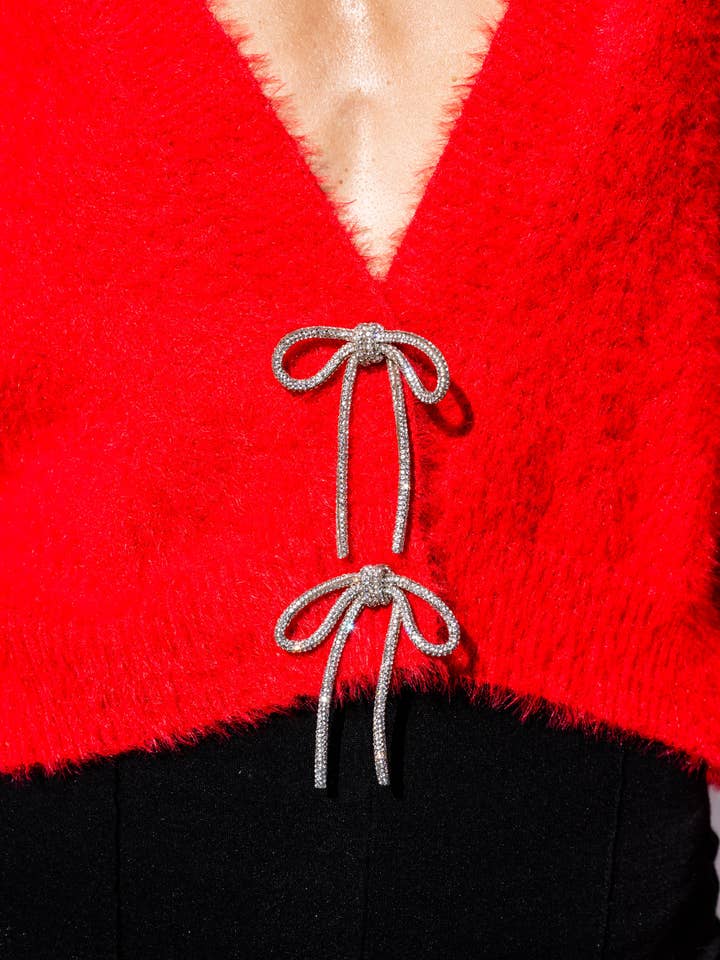 MAGIC BUTTONS - 3 Bows - Crystal Rhinestone for wholesale by ROCKNOT