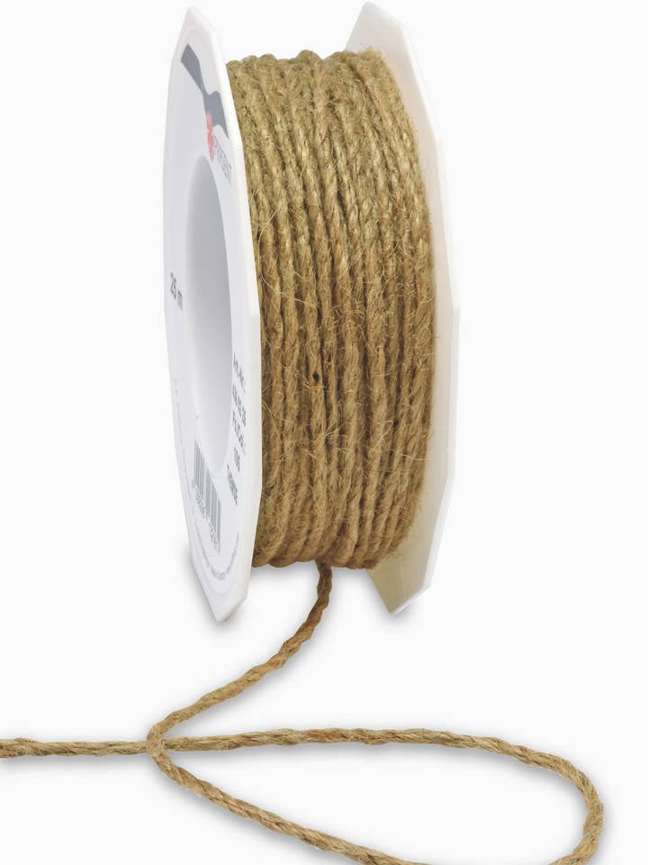 Cordão de juta 25 m rolo 2 mm natural por atacado de C.E. PATTBERG GmbH & Co. KG
