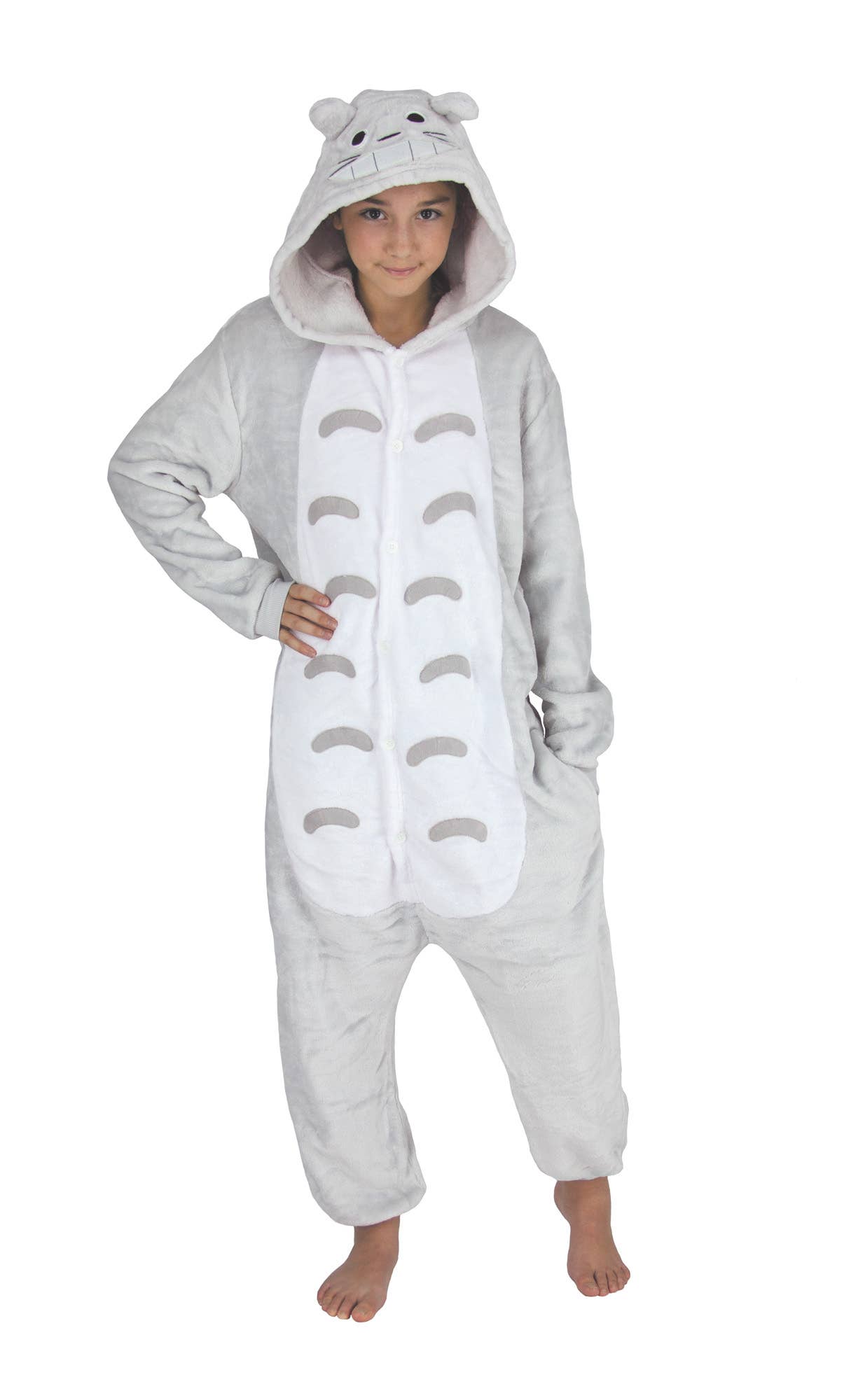 Party Pro - Vente Déguisement – enfant - COSTUME KIGURUMI CHAT KAWAI ENFANT T 11/14 ANS0