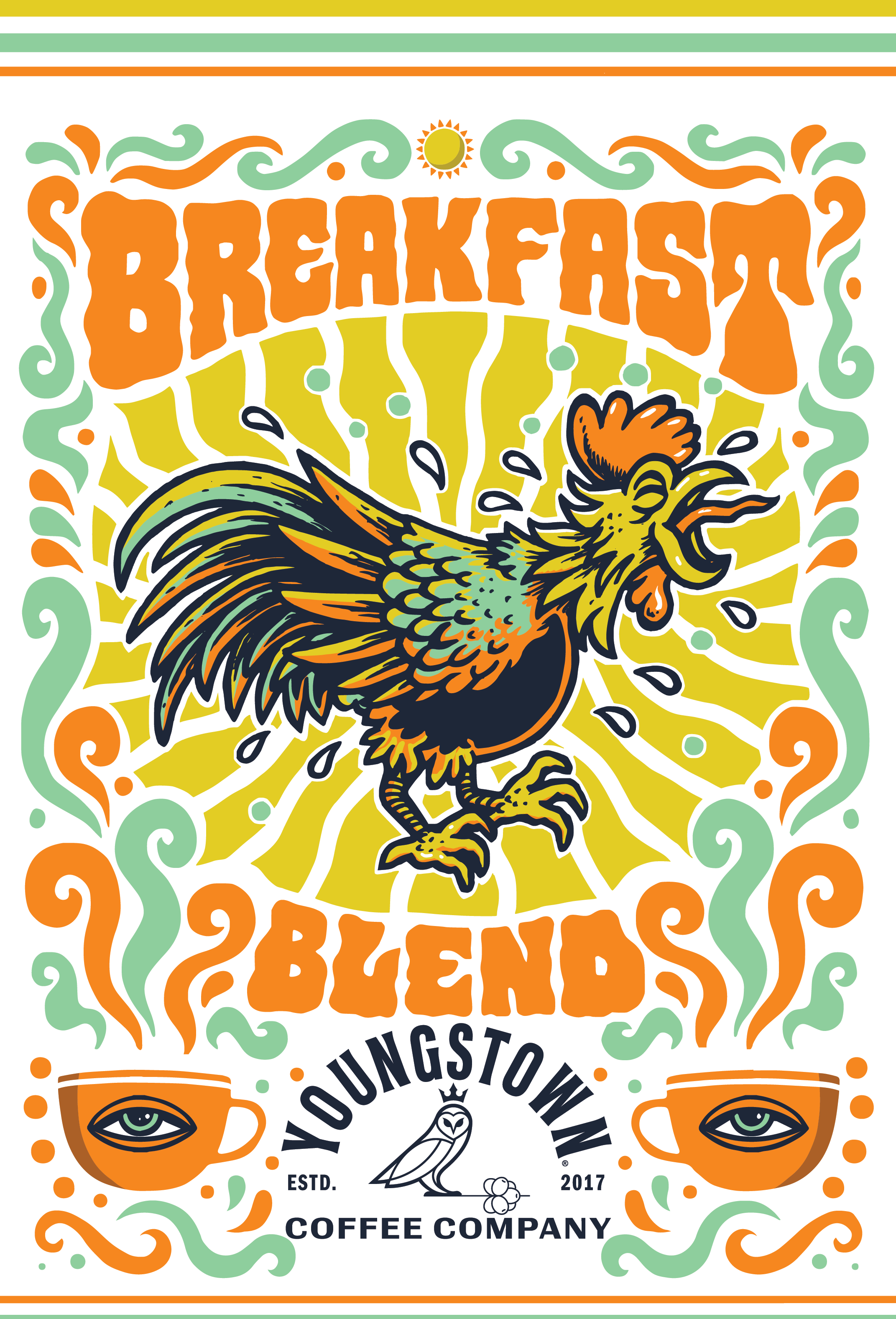 Youngstown Coffee Co. - Wholesale Coffee Beans - Breakfast Blend (INDIVIDUAL 12OZ BAGS)1