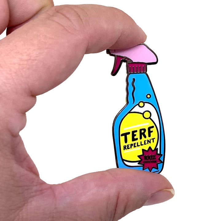 Rainbow & Co - Wholesale Lapel Pin/Button - TERF Repellent Pin