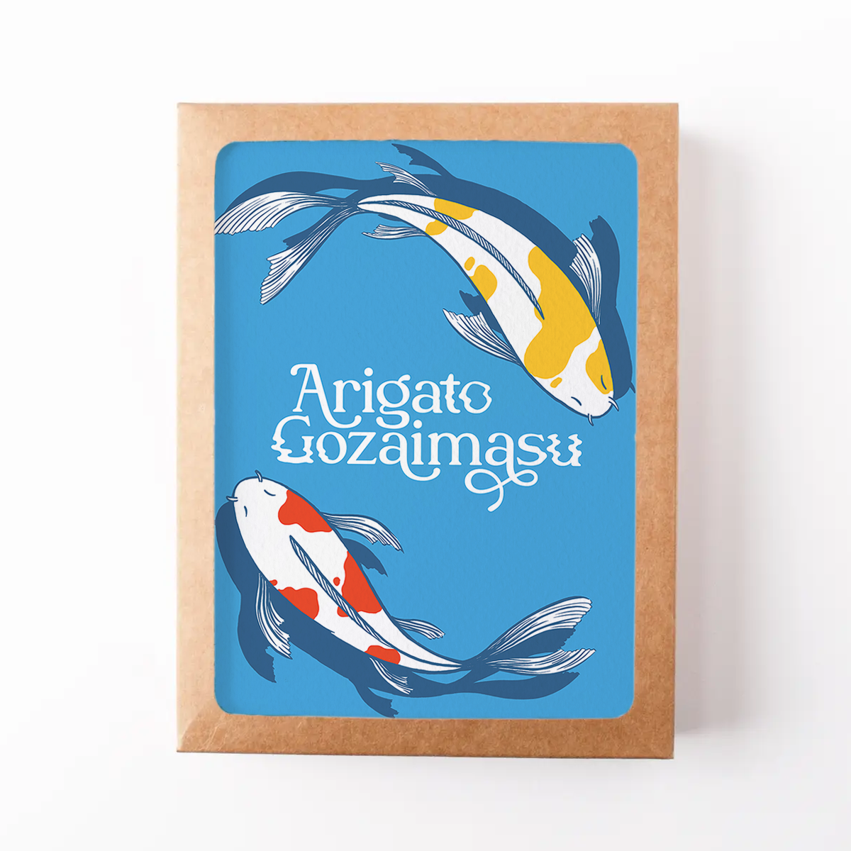 Semi Sweet Press - Vente Cartes de remerciements - Coffret Koi Fish Thank You0