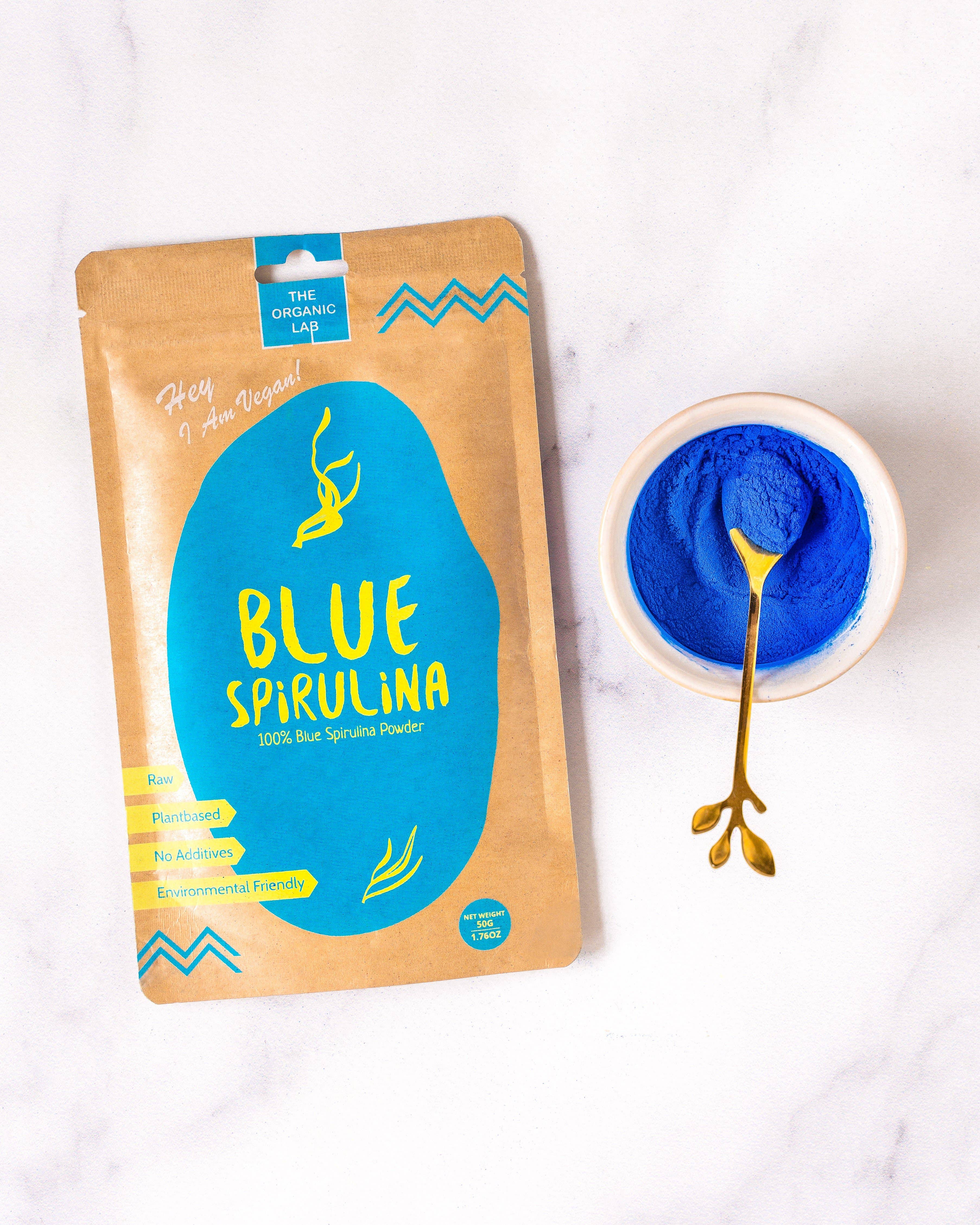 THE ORGANIC LAB - Wholesale Protein/Superfood Powder - Blue Spirulina - 50g ( 1 CASE 10 PIECES )8