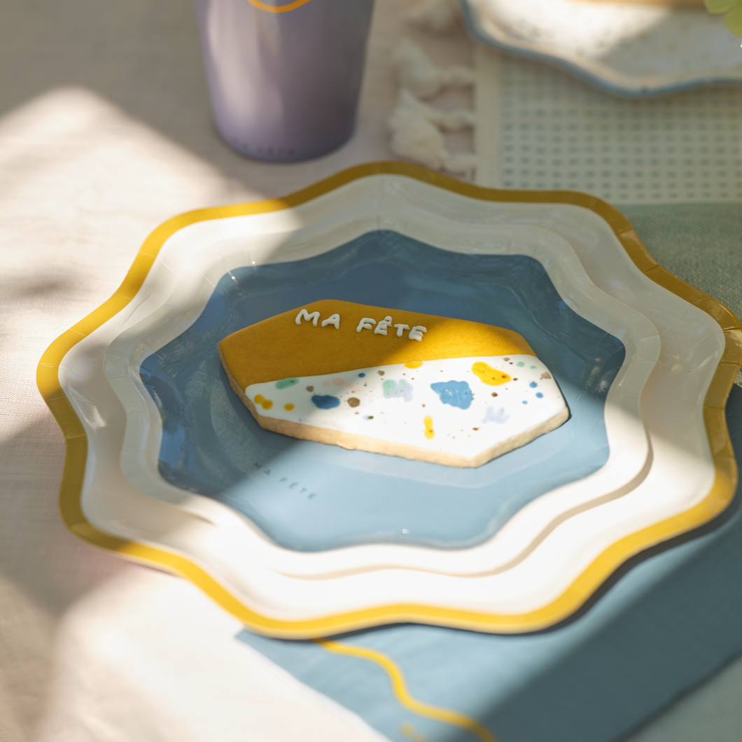 Naomi's Happy Place Shop - Wholesale Disposable Plate - Signature Dinner Plate, Mustard (4)4