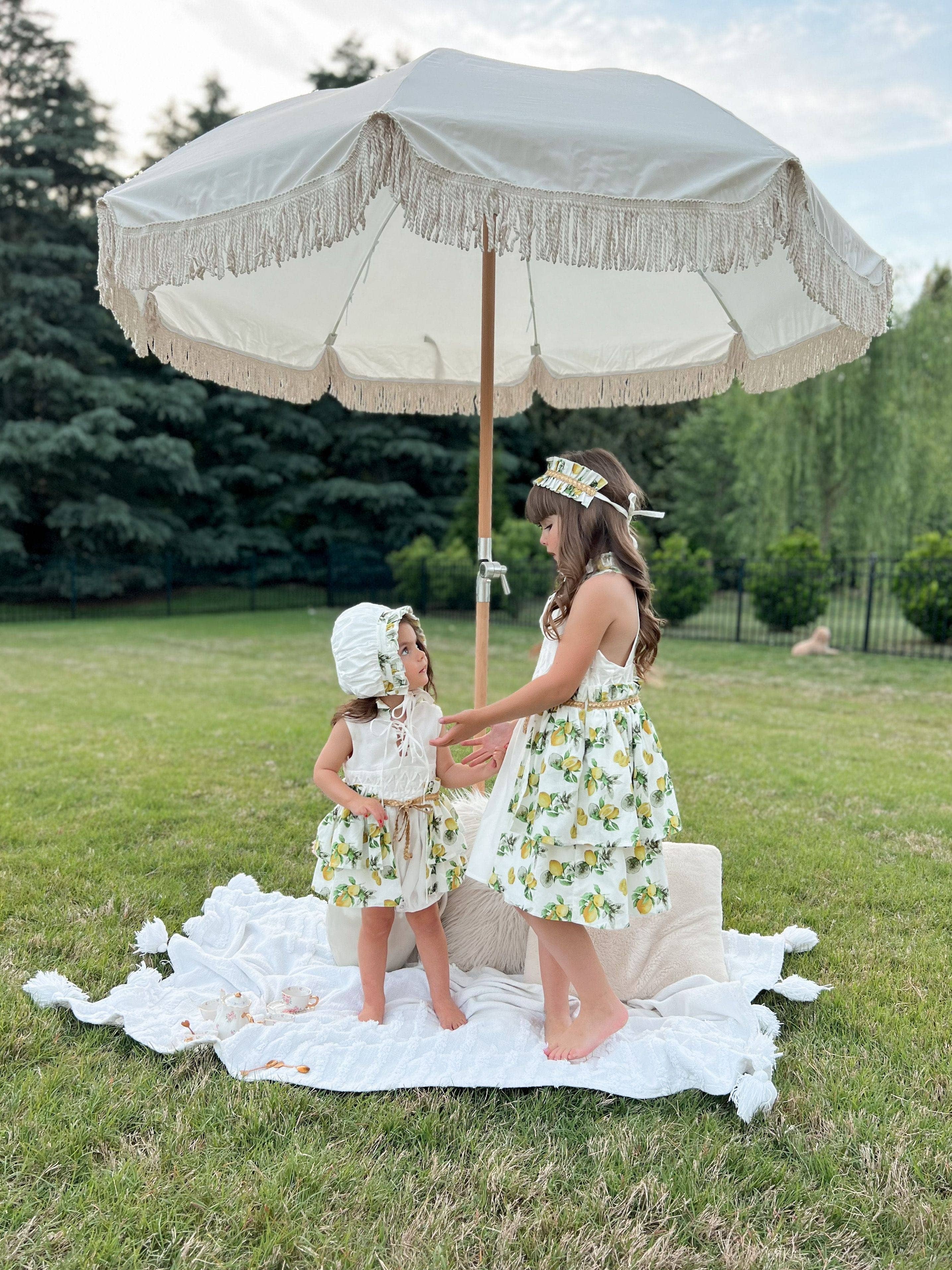 Petite Maison Kids – wholesale Klänning – Barn – Amalfi Lemon Klänning8