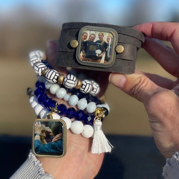 Cadella's Jewelry - Wholesale Beaded Bracelet - White Lava Charm Bracelet1