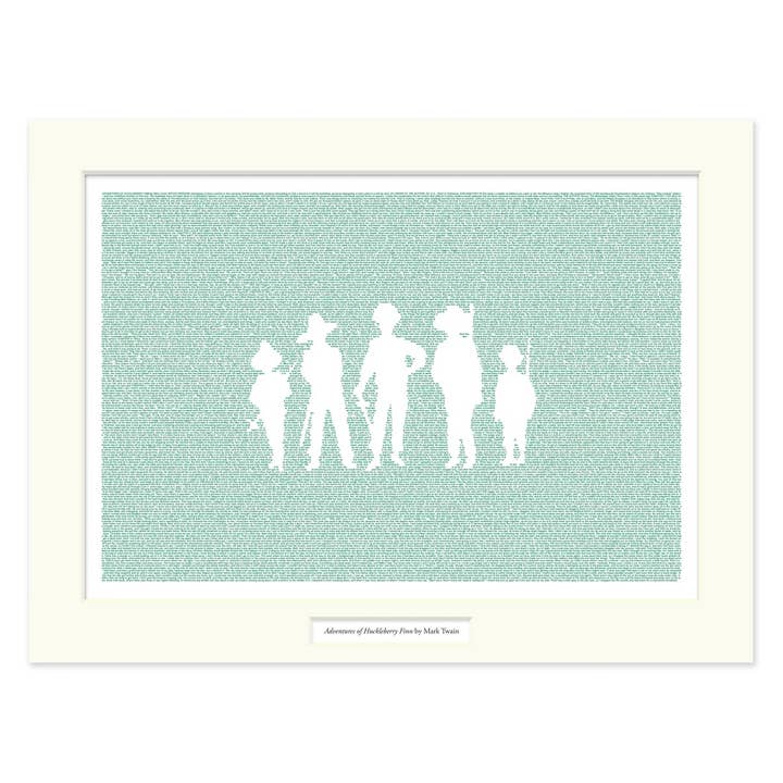 Eventyrerne af Huckleberry Finn Mat Print for engroshandel hos Litographs