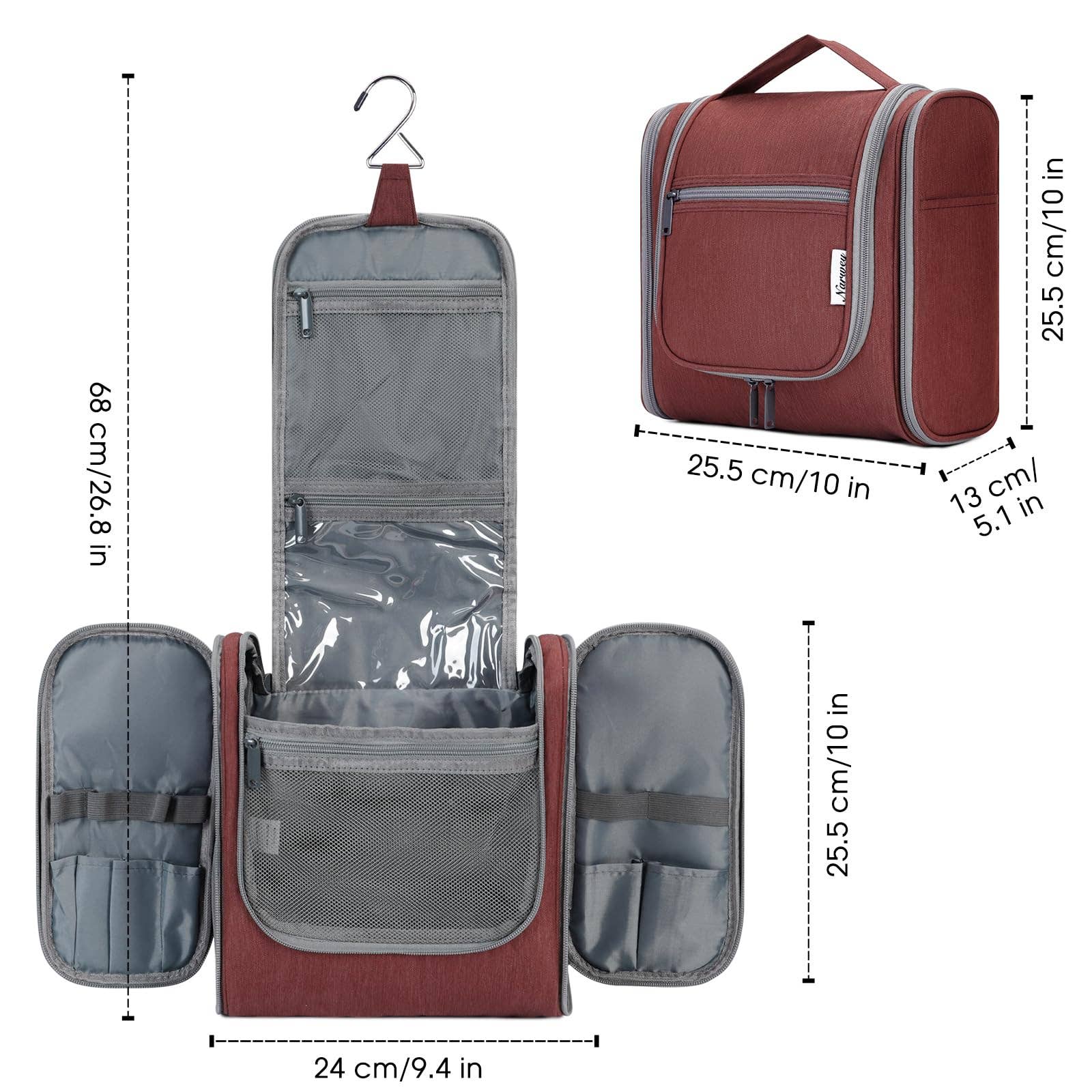 wandf - Wholesale Toiletry bag – women's - NW5126 Travel Toiletry Cosmetic Bag With Handle Women Gift131