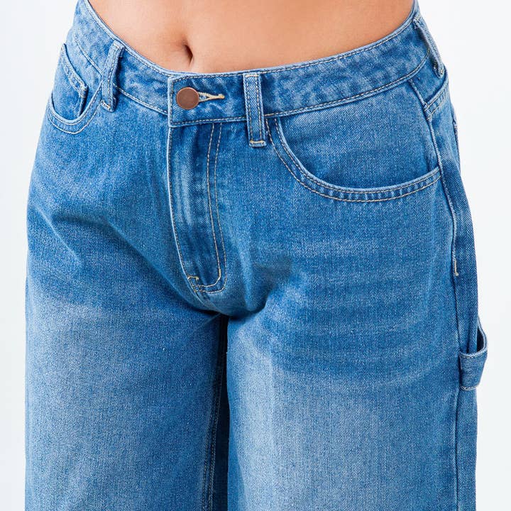 American Bazi – wholesale Shorts – Dam – American Bazi vida carpenter-jeansshorts i denim3