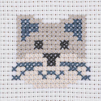 Cat Chunky Cross Stitch Kit for wholesale by STITCHFINITY