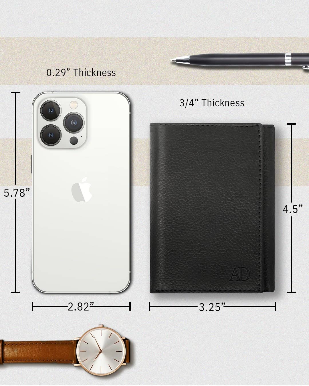 Access Denied Accessories - Wholesale Wallet - Men's - Trifold Wallets for Men Slim RFID Blocking Wallet Gifts Man32