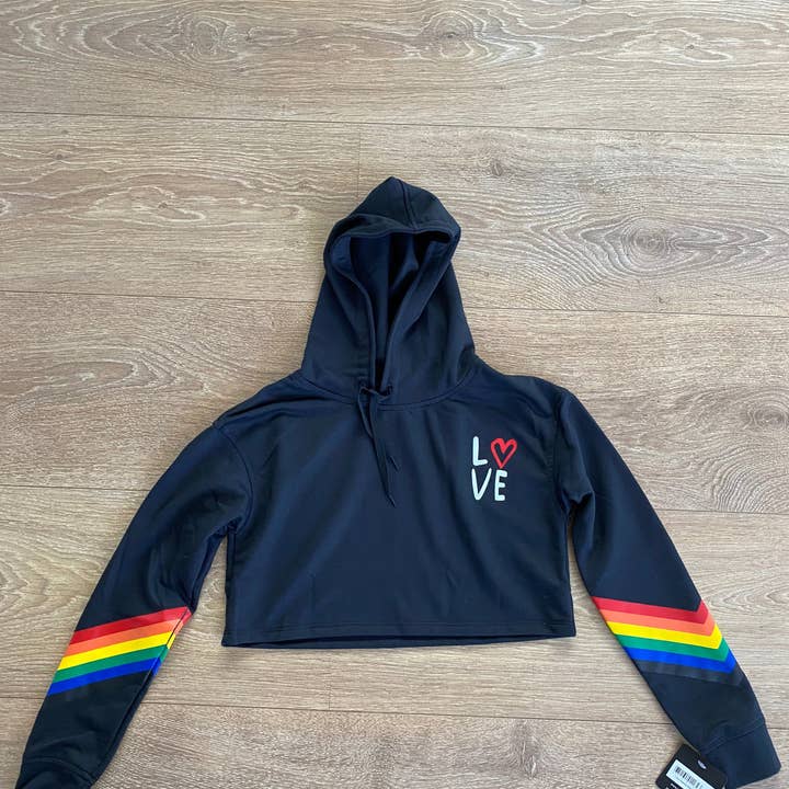 Sweat à capuche Love ~ Noir pour la vente par Love Trendz Girls