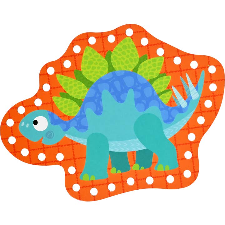 Peter Pauper Press - Wholesale DIY Craft Kit - Kids - Dinosaurs Lacing Cards7