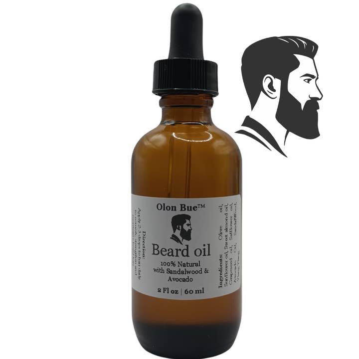 Skægolie til mænd - 100% naturlig 2 oz for engroshandel hos Olon Bue