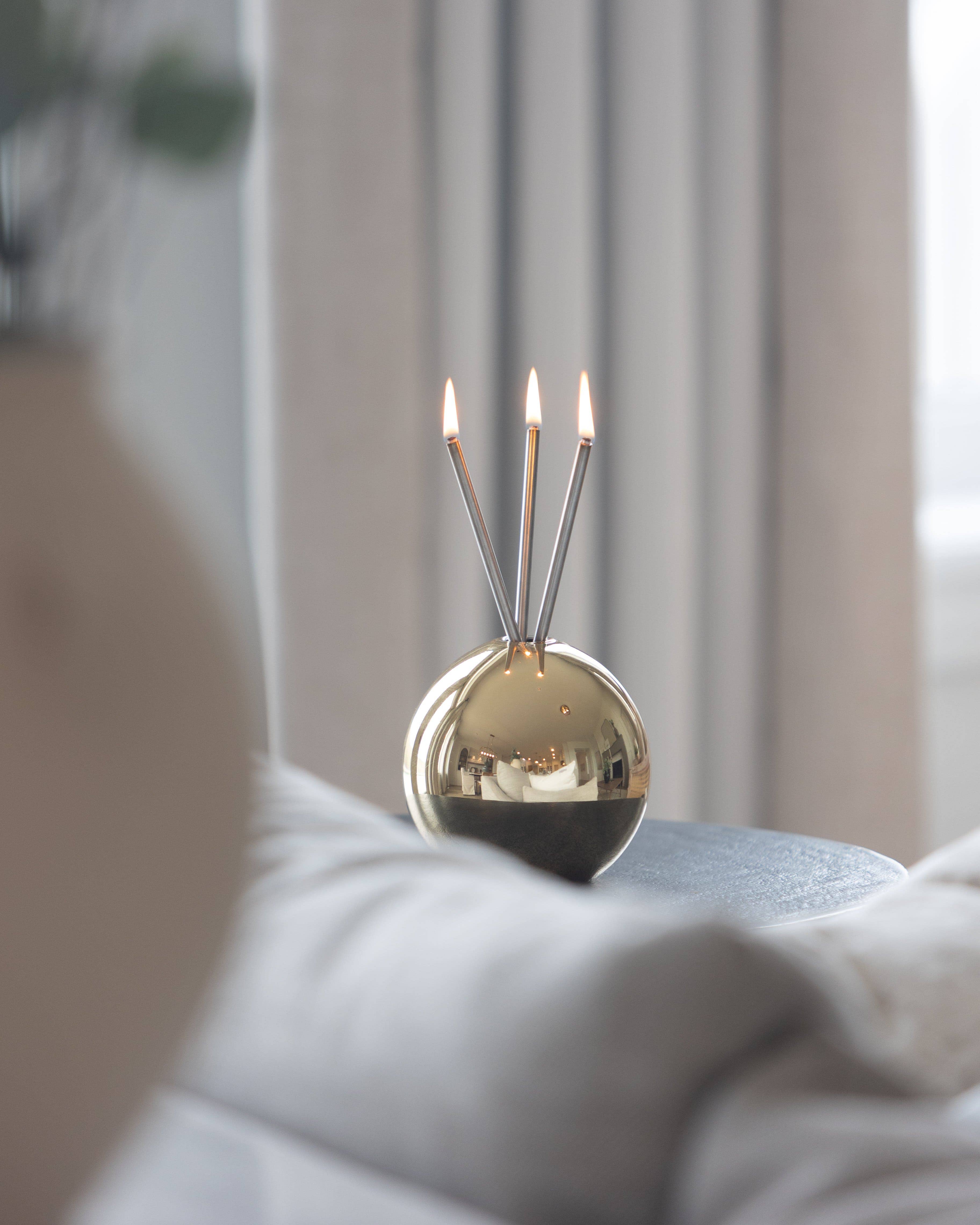 Everlasting Candle - Wholesale Vase - Neva Vase, Gold Metallic [Case of 6]16