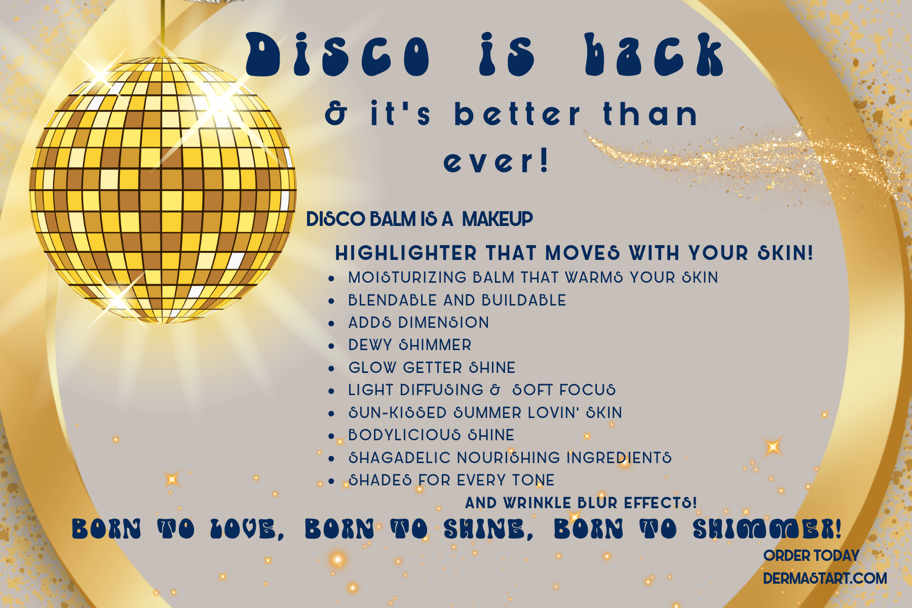 Dermastart Brands - Wholesale Blush - DISCO BALMS ~STONE FOX1