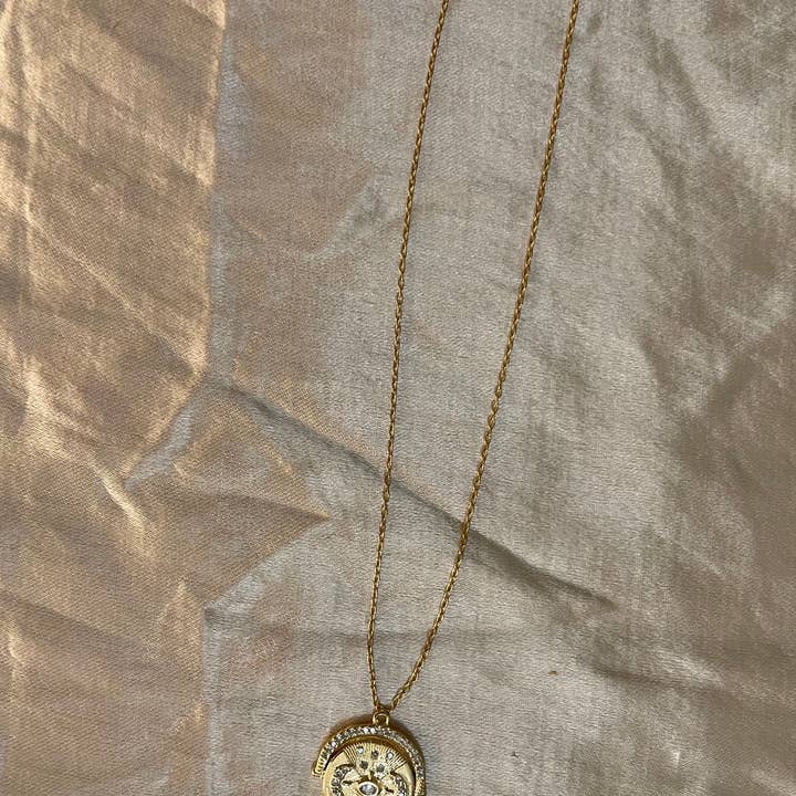 Fascinato - Wholesale Pendant/Charm Necklace - Necklace Moonlight - Gold Plated1