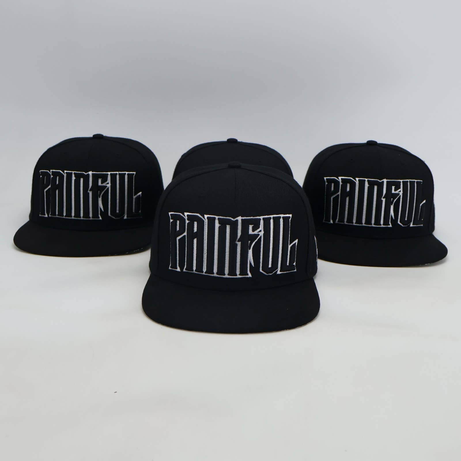 Painful Clothing - Wholesale Flat Brim Cap - Men's - Snapback Cap Painful STUDIO V22