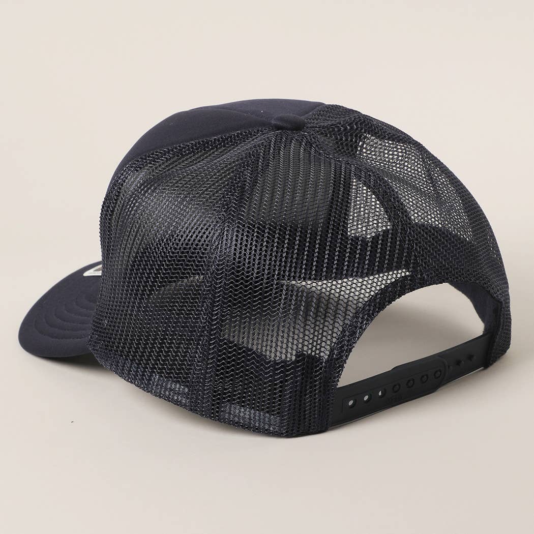 Fashion City - Wholesale Trucker Hat - Unisex - Solid Color OTTO 5-Panel Foam Mesh Back Trucker Hat54