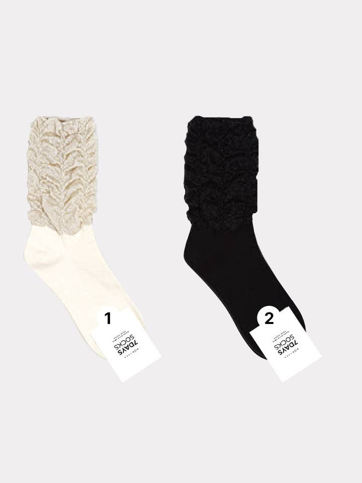 Women's Crew Layered Socks for wholesale by 7DAYSSOCKS