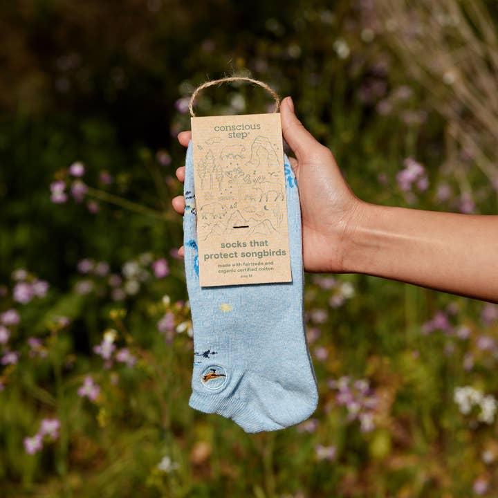 Conscious Step - Wholesale Socks - Unisex - Ankle Socks that Protect Songbirds2