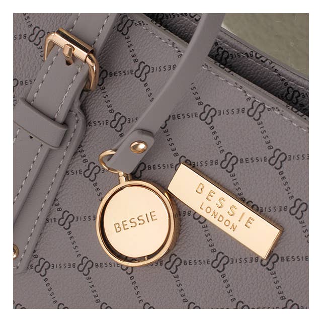 Bessie London - Wholesale Shoulder Bag - Women's - MONOGRAM 2 IN 1 SHOULDER BAG11