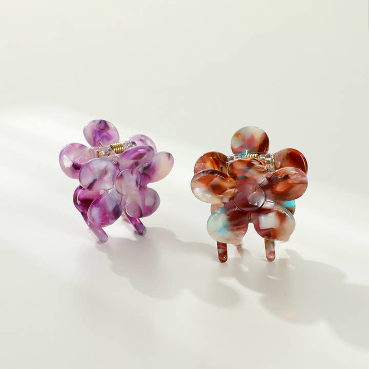 Assorted Blossom | Mini Flower Claw Clip for wholesale on Faire1