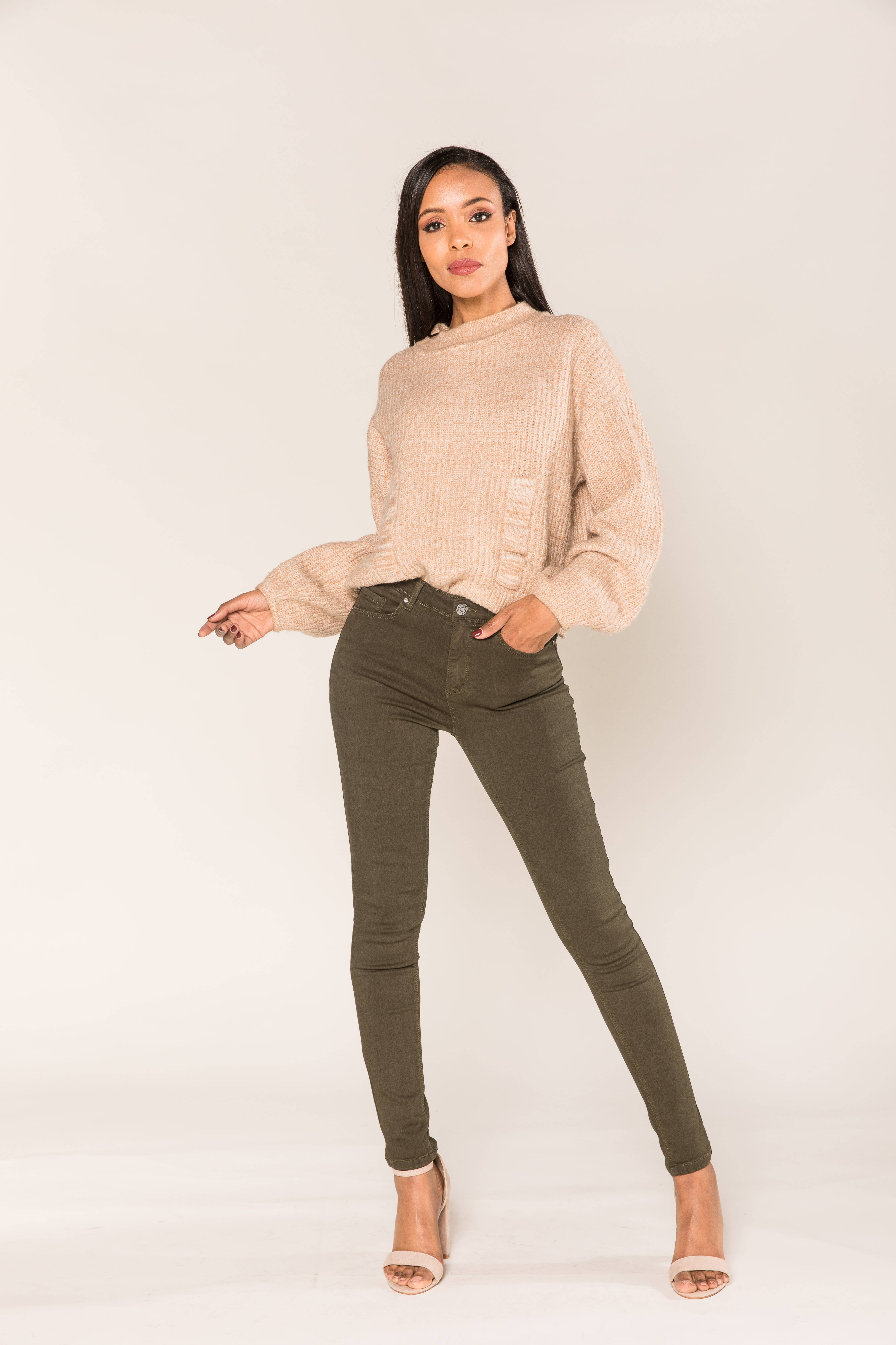 Nina Carter - Wholesale Jeans - Women's - Skinny Push Up Comfortable High Waist Super Stretch P1066