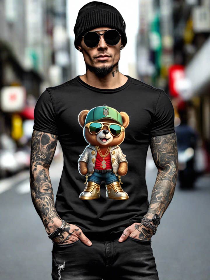 Teddy Money Halskæde Kunst Eksklusive T-shirts | Grooveman Music for engroshandel hos Grooveman Music