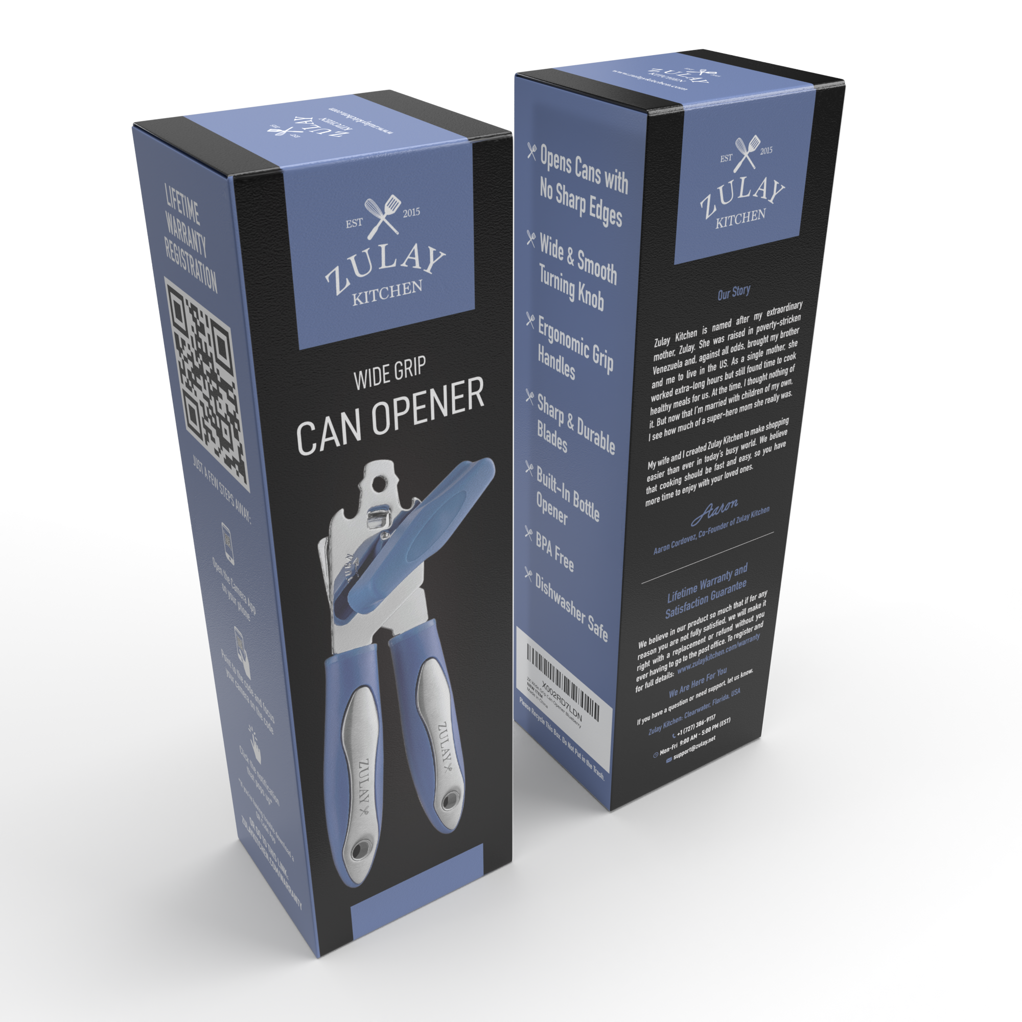 Zulay Kitchen - Wholesale Can Opener - Heavy-Duty Can Opener with Large Turn Knob1