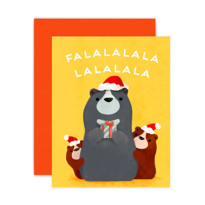 Falala Bears Card for wholesale by The Little Red House