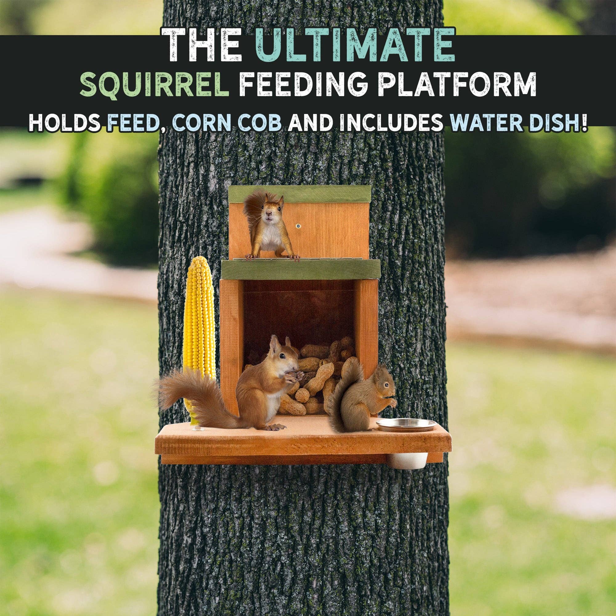 Kurated Korner – wholesale Bird feeder – Uncle Dunkel's Ultimate Squirrel Munch Box Feeder4