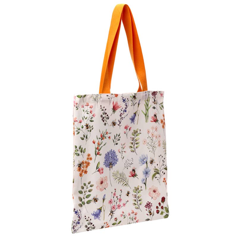 Puckator Ltd - Wholesale Grocery/Shopping Bag - Nectar Meadows Reusable Zip Up Cotton Bag1