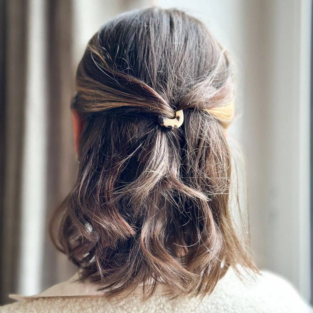 Bachca - Wholesale Hair Pin - Round Tortoiseshell Hair Pin4