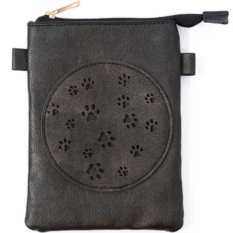 Noir - Sac à bandoulière Paw pour la vente par Shine Mark Accessories