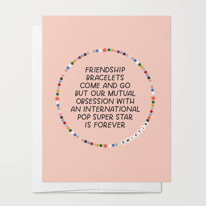 Just Follow Your Art – wholesale Friendship card – Pop Super Star Card | Friendship Bracelet Gift1