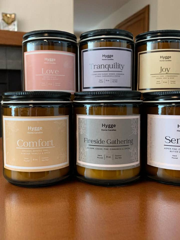 Hygge Home Candles for wholesale by Wisconsin Candle Company