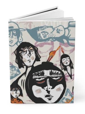 Hardcover Matte Notebook “Sketchbook” for wholesale by Jaz North Coast