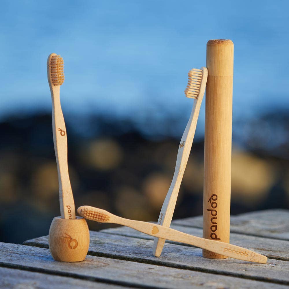Pandoo - Wholesale Toothbrush Holder - bamboo toothbrush holder2