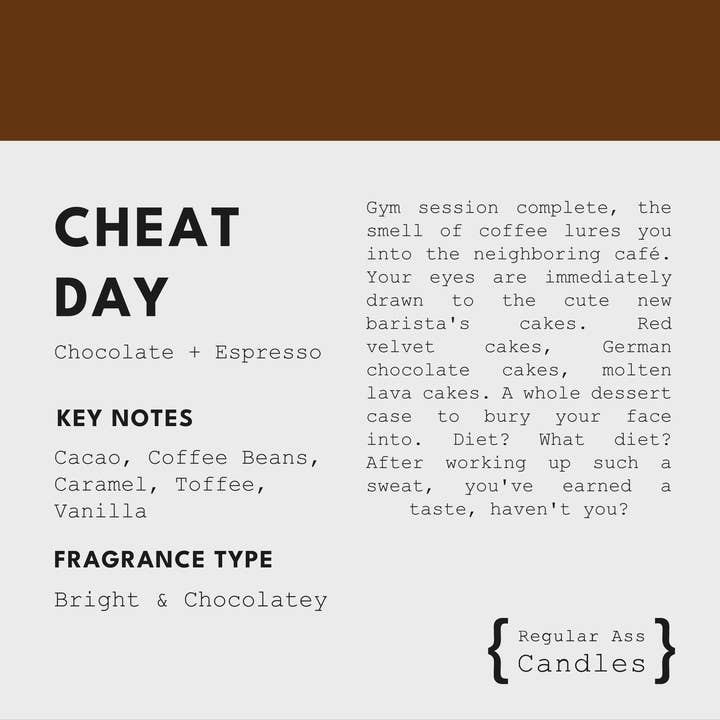 Regular Ass Candles - Wholesale Jar/Filled Candle - WAKE UP CALL Coffee, Cocoa, Caramel 11oz Candle2