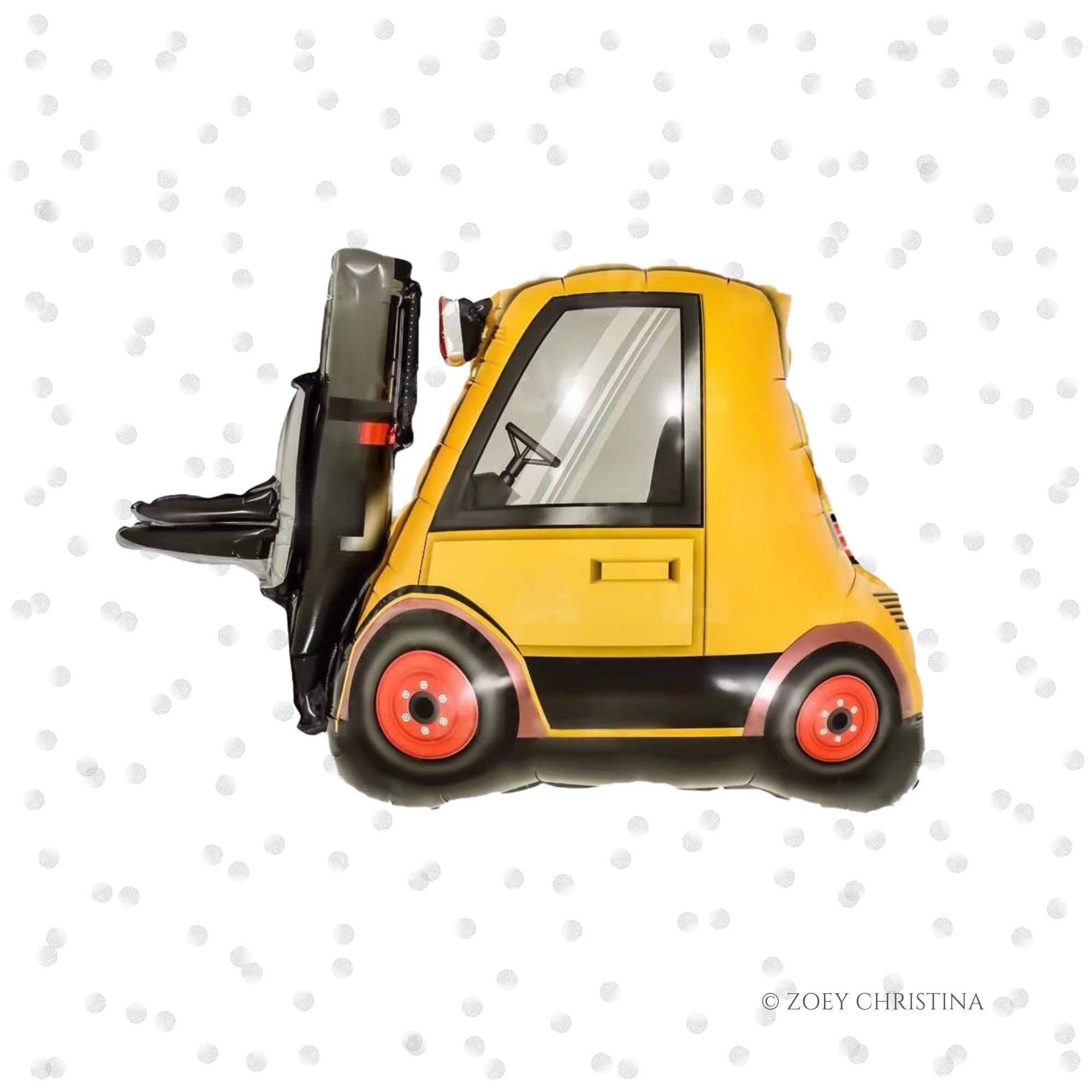 Zoey Christina - Wholesale Balloon - Construction Truck Foil Balloons – 4 Options0