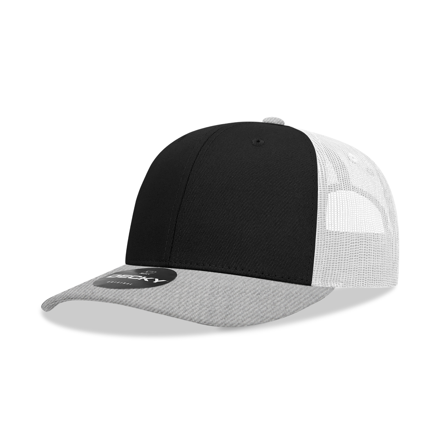 The Park Wholesale - Vente Casquette de camionneur – unisexe - Casquette Trucker classique Decky 6021, 6 panneaux, style mid pro58