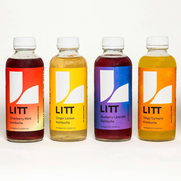 LITT Kombucha - Wholesale Kombucha - Assorted Kombucha : 6 Pack Sampler1
