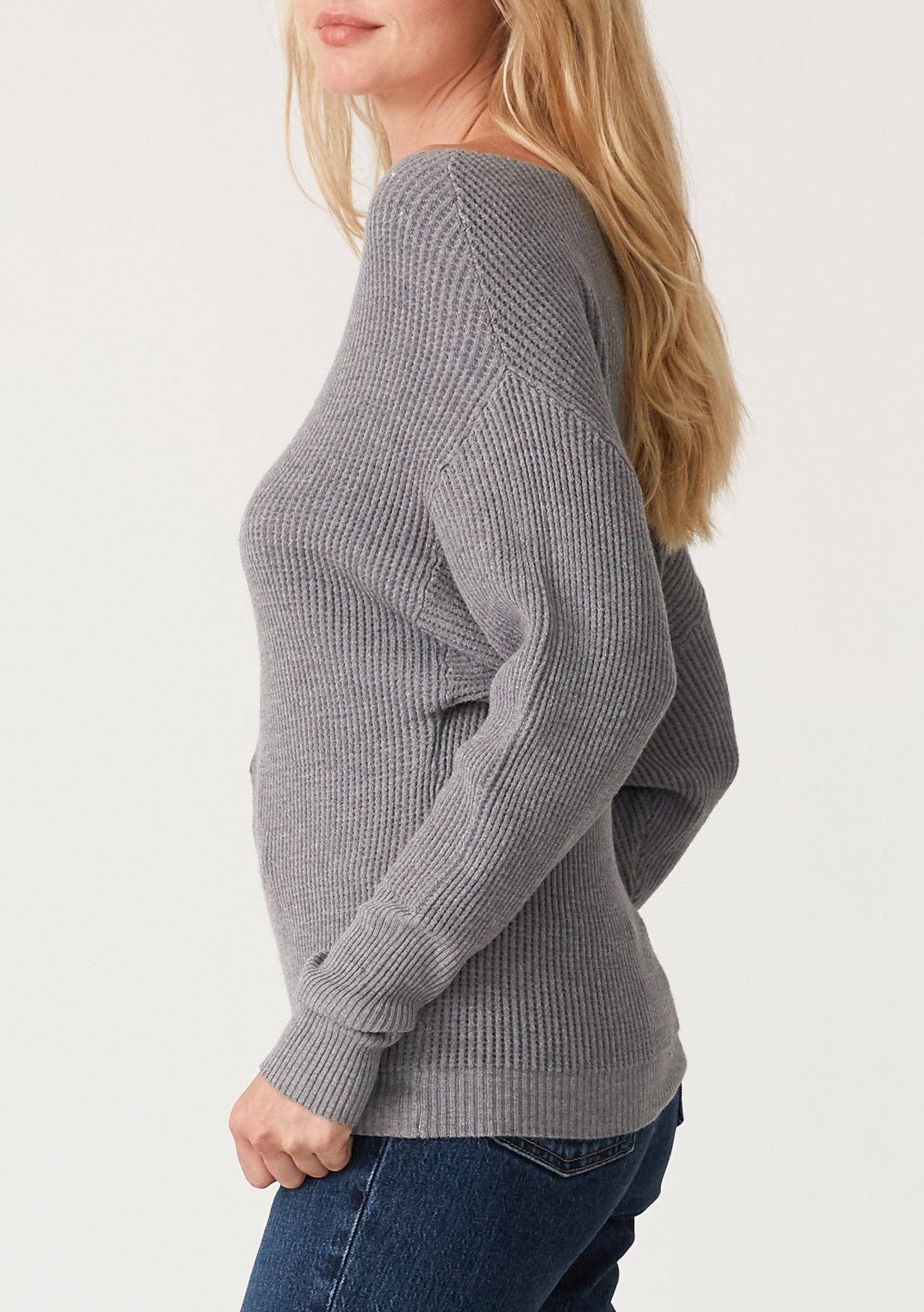 Lovestitch - Vente Pull en maille – femme - Pull en tricot gaufré à manches longues31