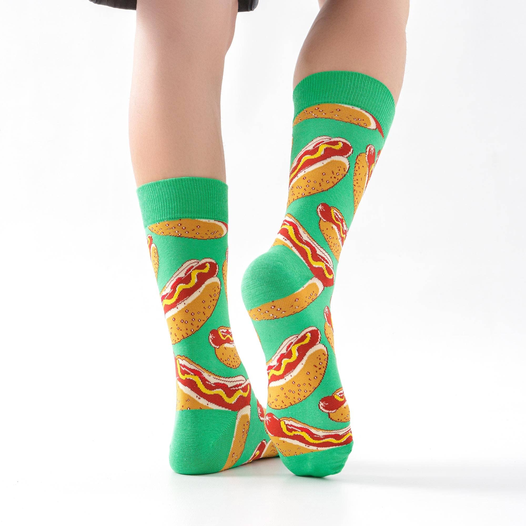 Marc JoJo - Wholesale Socks - Unisex - "Hot Dog Party" Socks3