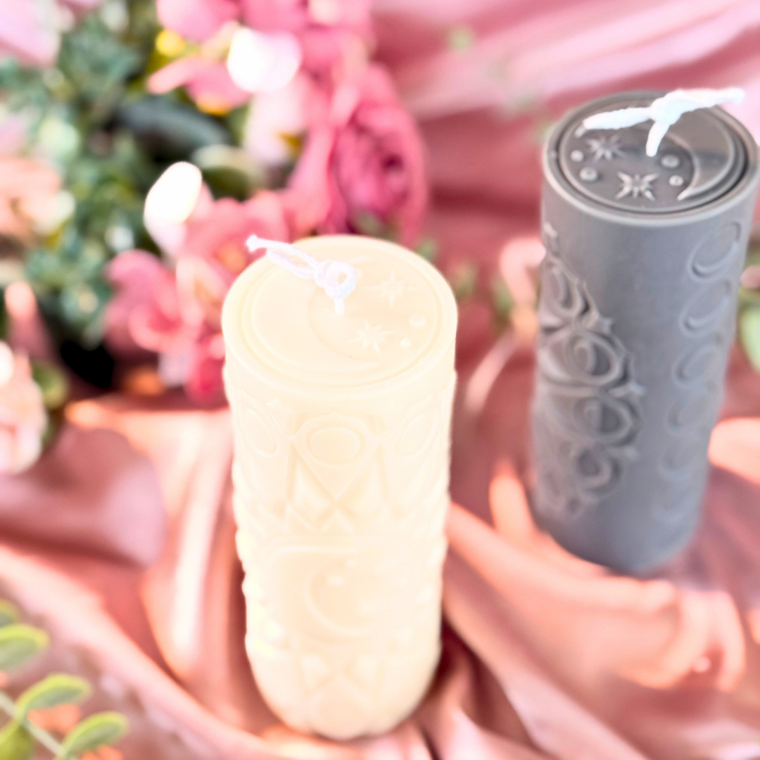 Velarosa Studio LLC - Wholesale Pillar Candle - Manifesting Pillar Soy Wax Candles5