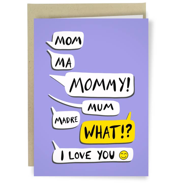 Sleazy Greetings - Wholesale Mother's Day Card - Mom Ma Mommy! - Funny Mother's Day Card